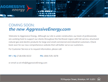 Tablet Screenshot of aggressiveenergy.com